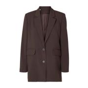 Relaxed Blazer - Coffee Bean Melange