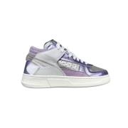 Krystall Mid-Top Skinn Sneakers