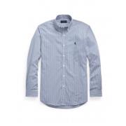 Stripete Slim Fit Poplin Skjorte