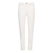 Brodert Blomster Mom Jeans