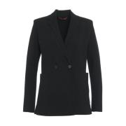 Svart Blazer Aw24 Dameklær