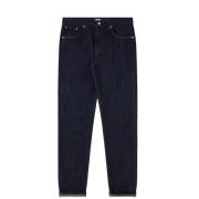 Slim Tapered Blå Rinsed Jeans