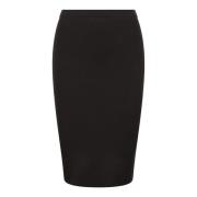 Viskose Strikk Pencil Skirt