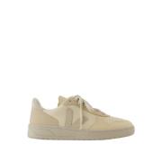 Brun Skinn Sneakers - V-10 Stil