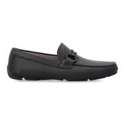 Premium Skinn Loafers Nero Lys Grå