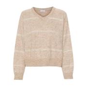 Paljett Beige Genser