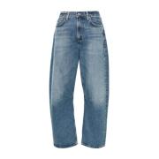 Avslappede Tapered Barrel Leg Jeans