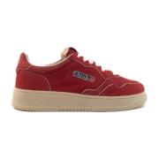 Rød Gum Medalist Lav Semsket Sneakers