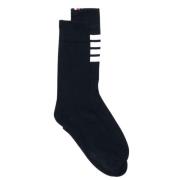 Mid Calf Socks Navy Blue