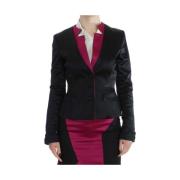 Luksus Svart Rosa Blazer