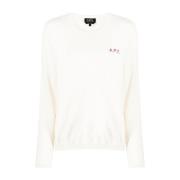 Ecru Multifarget Logo Sweatshirt