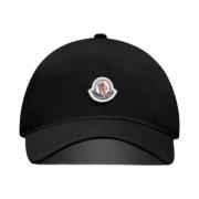 Svart Baseballcap med Logopatch