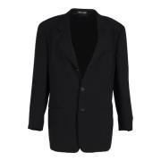 Pre-owned Svart ull Armani Blazer