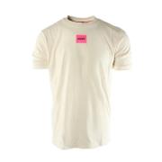 Beige T-skjorte for menn