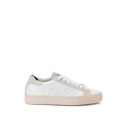 Hvite Skinn Thea Sneakers