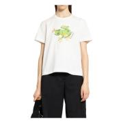 Frog Grafisk Print Boxy Fit T-skjorte