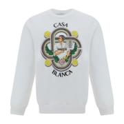 Logo Sweatshirt, 100% Bomull, Laget i Portugal