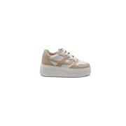 Sneakers kvinner - Art. Match White-Nude - 36