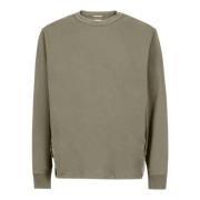 Crewneck Sweatshirt i sementstil