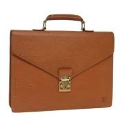 Pre-owned Leather briefcases