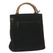 Pre-owned Suede handbags