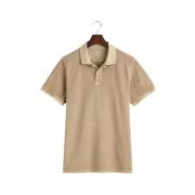 Beige Pique Polo Shirt