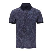 Stilig Polo Shirt med Paisley Print