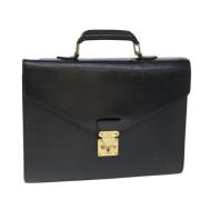 Pre-owned Leather briefcases