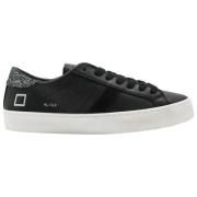 Sorte Lave Kalveskinn Sneakers