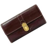 Pre-owned Leather wallets