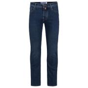 Slim Fit Denim Jeans med Broderi