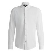 Hvit Slim Fit Skjorte P-Hank-Spread-243