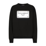 Svart Sweatshirt Aw24 Herreklær