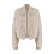 Paljett Prydet Strikket Cardigan