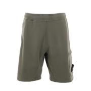 Grønn Bomull Jersey Shorts