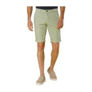 Stretch Gabardine Bermuda Shorts for Menn