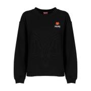 Sort Crest Logo Sweatshirt