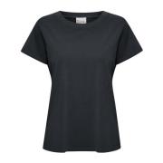 Svart Tee Top Hannemw T-Shirts