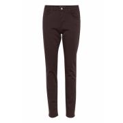 Twill Pant - Coco Fit Chocolate Plum