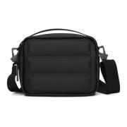 Svart Shield Box Crossbody Veske