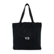 Logo Tote Bag i Lerret