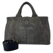 Pre-owned Cotton prada-bags