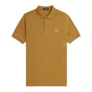 Slim Fit Plain Polo Dark Caramel