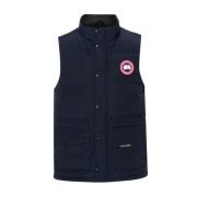 Navy Dunfylt Gilet Vest