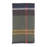 Klassisk Tartan Lammeull Skjerf