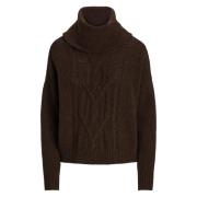 Aran turtleneck-genser