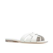 Slides Sandaler Svart Skinn