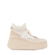 Mesh Wedge Sneakers fra Nama Linjen