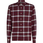 Burgundy Checkered Shirt