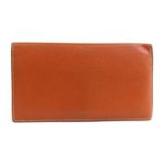 Pre-owned Leather wallets